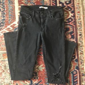 Levi's black skinny jean